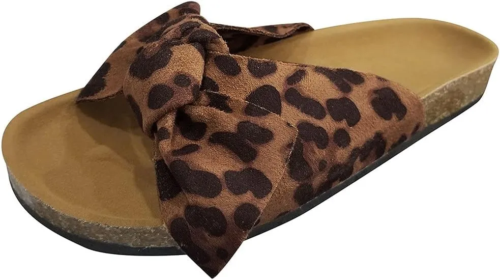 Sandals Women Fashion, Summer Bow Tie Flip Flops Flat Platform Sandals Casual Breathable Open Toe Sandals
