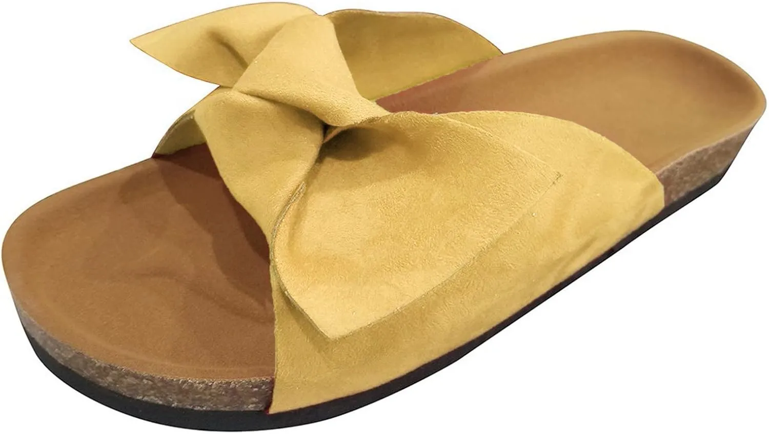 Sandals Women Fashion, Summer Bow Tie Flip Flops Flat Platform Sandals Casual Breathable Open Toe Sandals