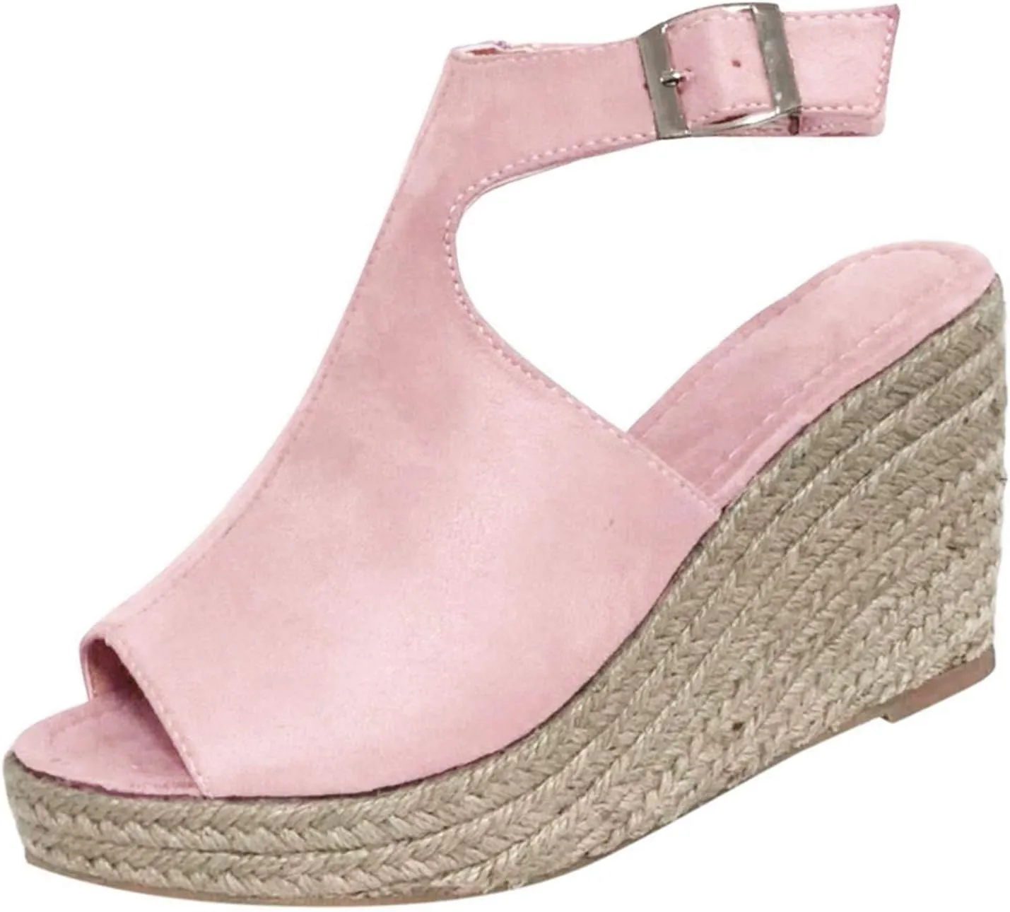 Shoes for Women Dressy, Women's Platform Sandals Wedge Ankle Strap Open Toe Sandals Casual Summer Shoes