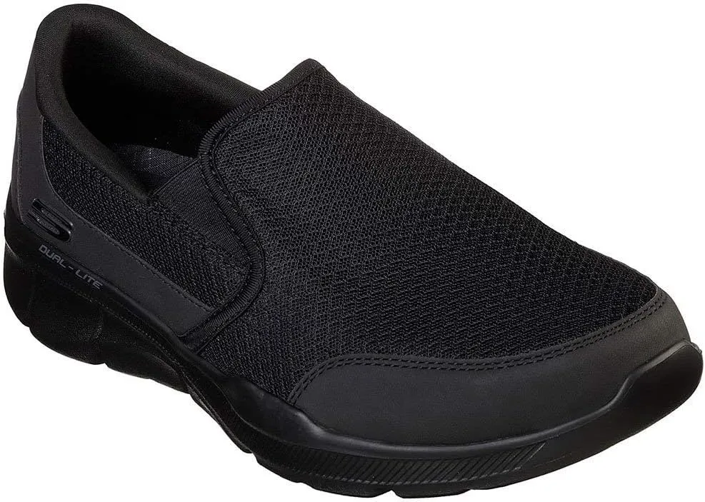 Skechers Men's Equalizer 3.0 Loafer, Black/Black, 13