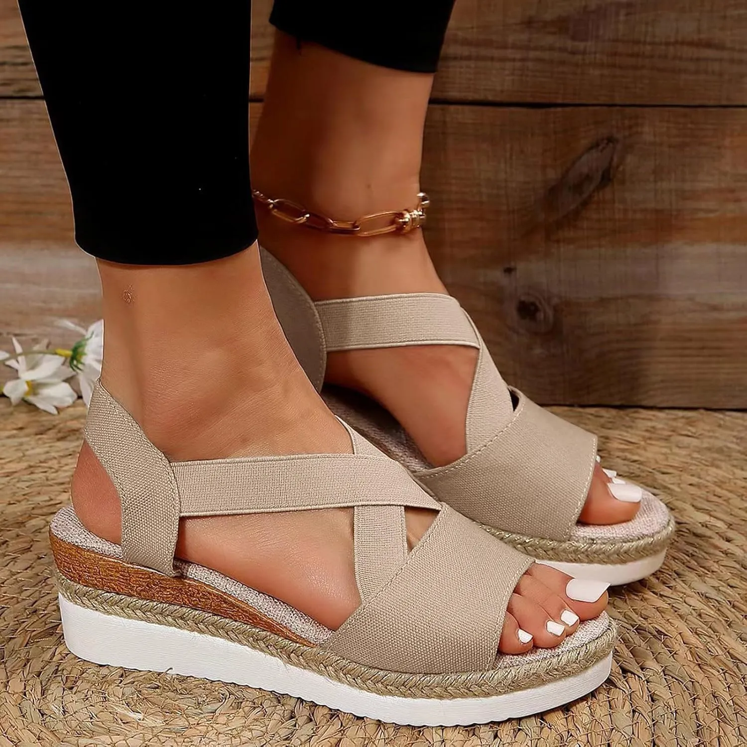 Slide Sandals for Women Women Footwear Comfortable Beach Walking Thong Cushion Sandals Slip on Indoor Outdoor