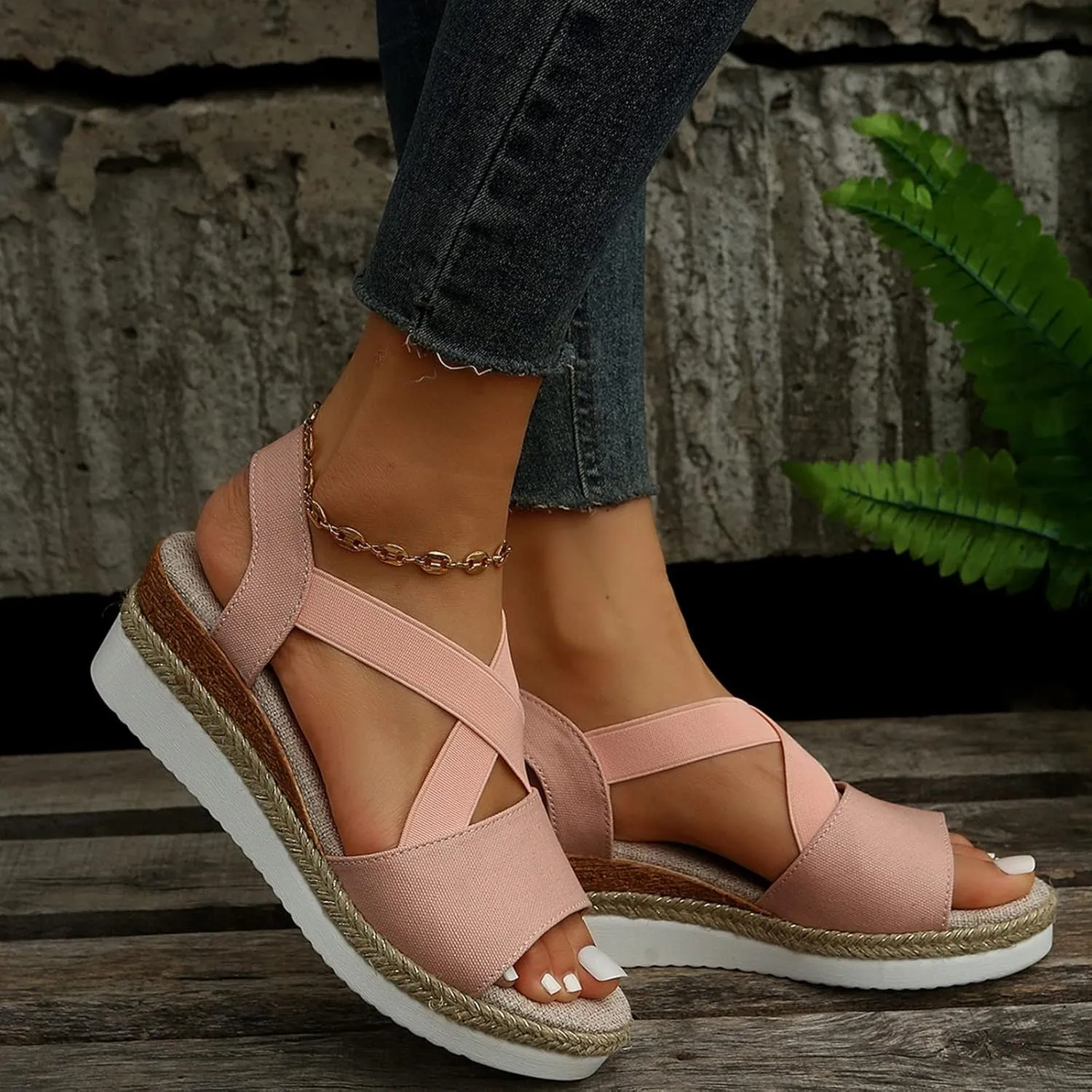 Slide Sandals for Women Women Footwear Comfortable Beach Walking Thong Cushion Sandals Slip on Indoor Outdoor