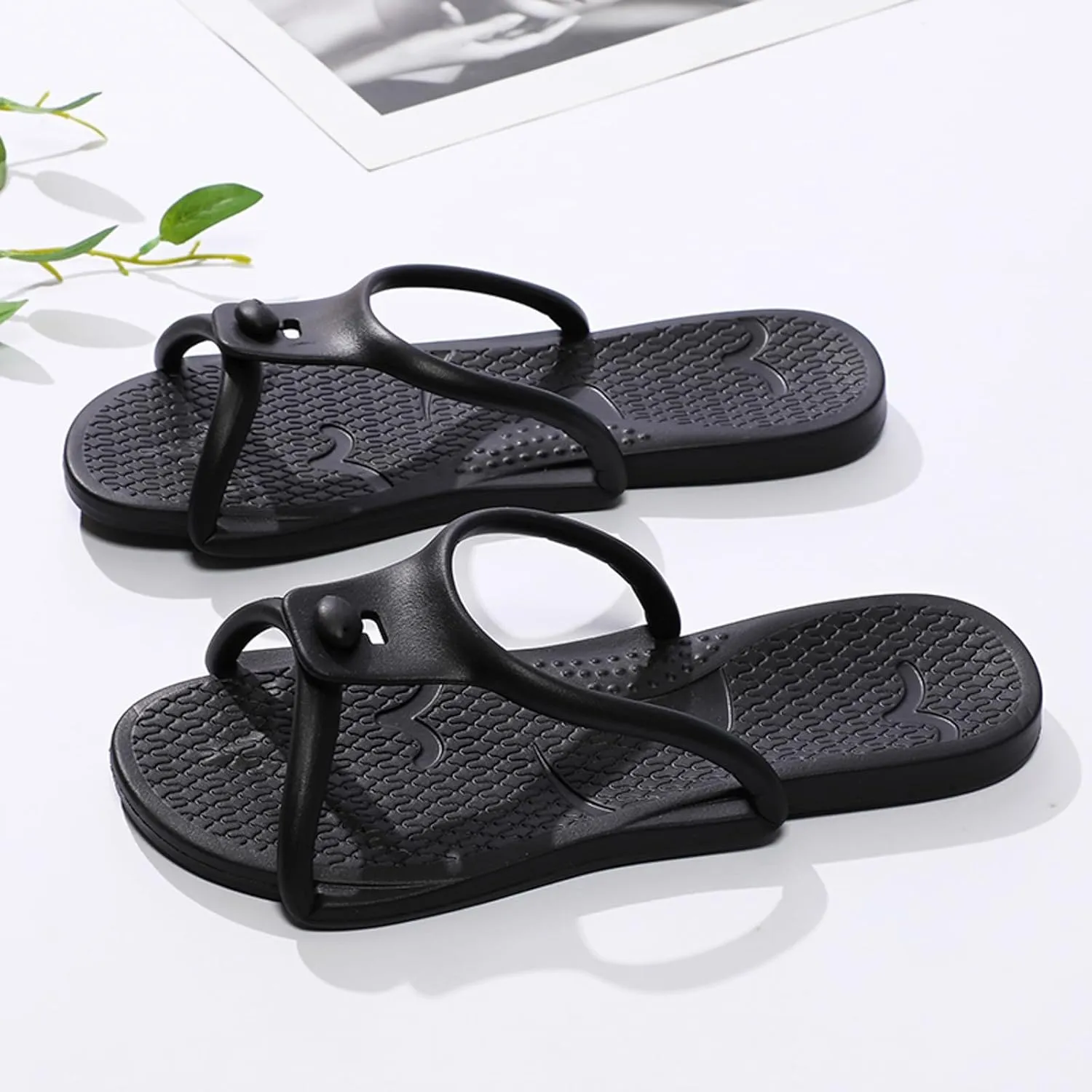 Slides For Women Ladies Shoes Couple Travel Portable Bathroom Slippers Comfortable Soft Sole Foldable Slippers