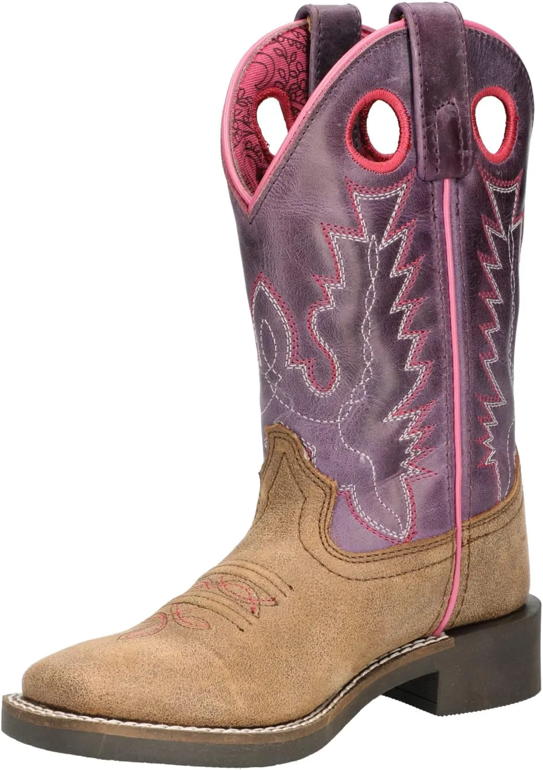 Smoky Mountain Boots Unisex-Child Autry Leather Western Boot