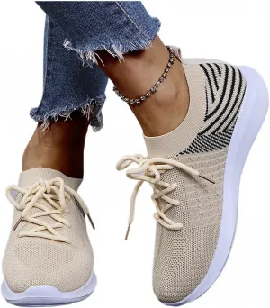Sneakers for Women Walking Shoes Slip on Walking Sneakers for Women with Arch Support Sneakers for Women Slip on Leather 2022 Spring Canvas Shoes, Women Fashion Canvas Trainers, Platform Shoes