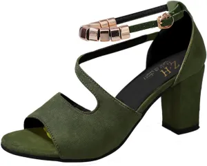 Strappy Heels Women's Lace Up Heeled Sandals Open Toe Heels for Women Womens Sandals Open Toe Strappy Sandals