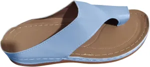 Summer Women Sandals Casual Flats Vintage Straps Toe Ring Clip Slip on Slides Slippers Comfort Arch Support Beach Sandal Flip Flops