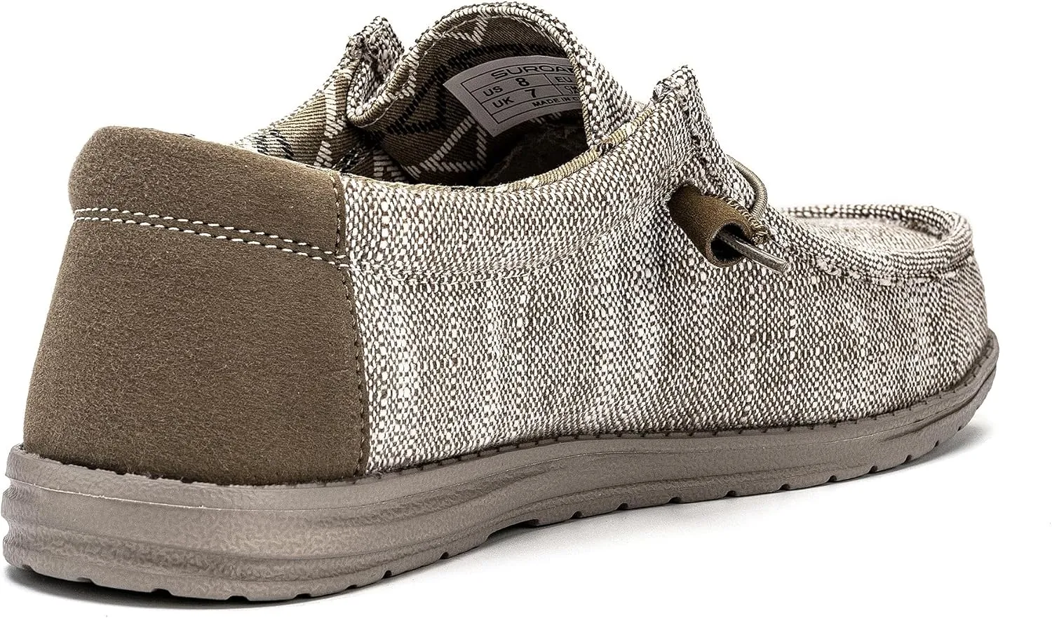 suroad Men's Loafers Slip on Shoes for Men Casual Canvas Shoes Comfortable & Light-Weight
