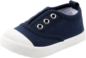 Toddler Girls Boys Canvas Shoes Lightweight Breathable Sneakers Washable Strap for Walking