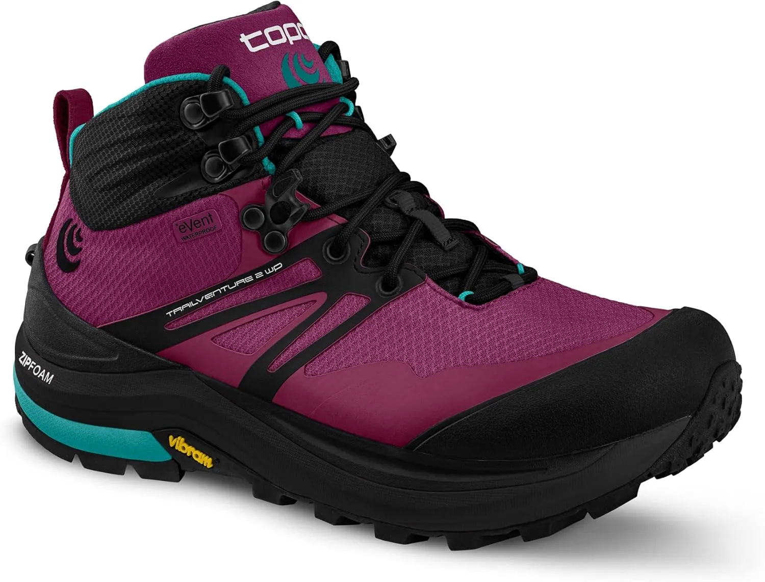 Topo Athletic Women's Trailventure 2 WP Comfortable 5MM Drop Trail Running Boots, Athletic Shoes for Trail Running