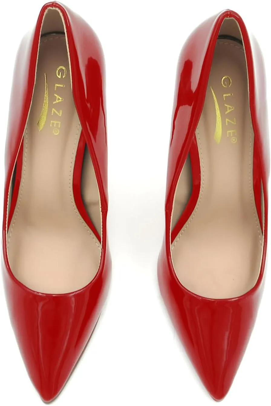 Velvet Pointed-Toe Pumps