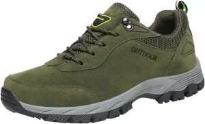 Walking Sneakers Men's Hiking Shoes Non-Slip Trekking Trail Shoes Lightweight Breathable Outdoor Shoes Extra Wide