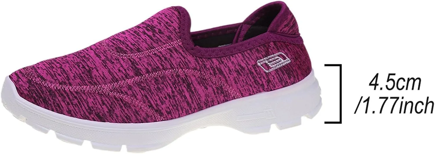 Women Ladies Casual Loafers Breathable Stretch Cloth Shoes Shoes for Boys Casual Wear