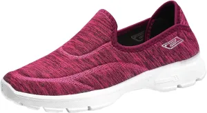Women Ladies Casual Loafers Breathable Stretch Cloth Shoes Shoes for Boys Casual Wear