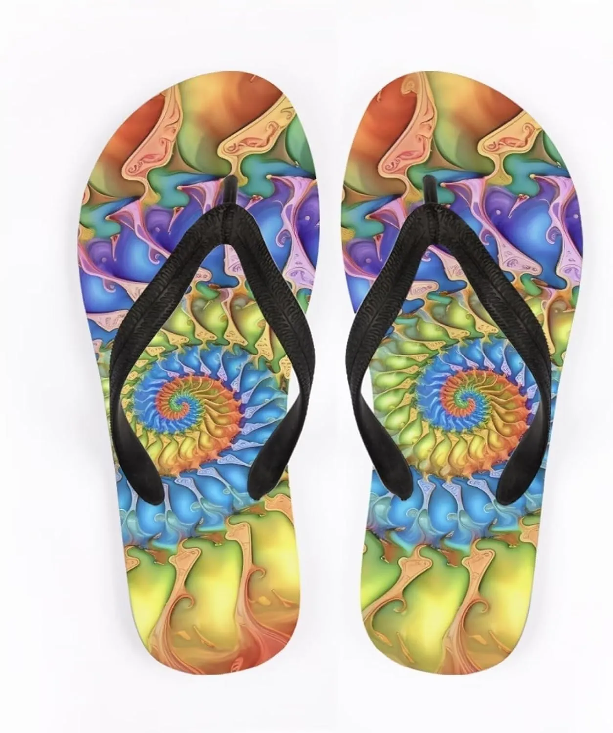 Women Skull Flip Flop Sandal, Animal Floral Classic Men's Thong Sandals Bathroom Soft Comfort Fit Unisex