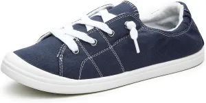 Women's Fashion Casual Slip-On Sneakers Comfort Lightweight Low Top Canvas Shoes