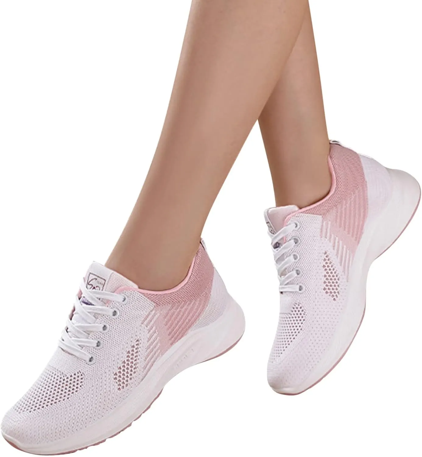 Womens Fashion Sneaker Summer Breathable Slip on Casual Running Shoes Comfortable Lighweight Sneakers Soft Sole Non Slip Comfy Outdoor Walking Shoes for Women