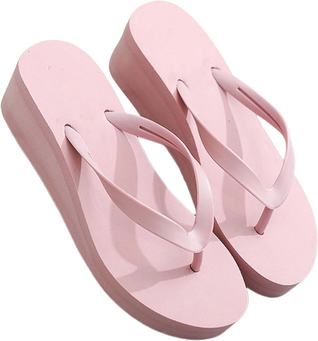 Women's Ladies Platform Wedges Bohemian Beach Shoes Slippers Sandals Summer Beach Flip Flops for Women