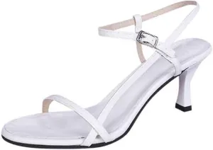 Womens Sandals Low Strappy Lace up Heels Open Square Toe Thong Ankle Strap Heels Sexy Fashion Comfort Dress Shoes