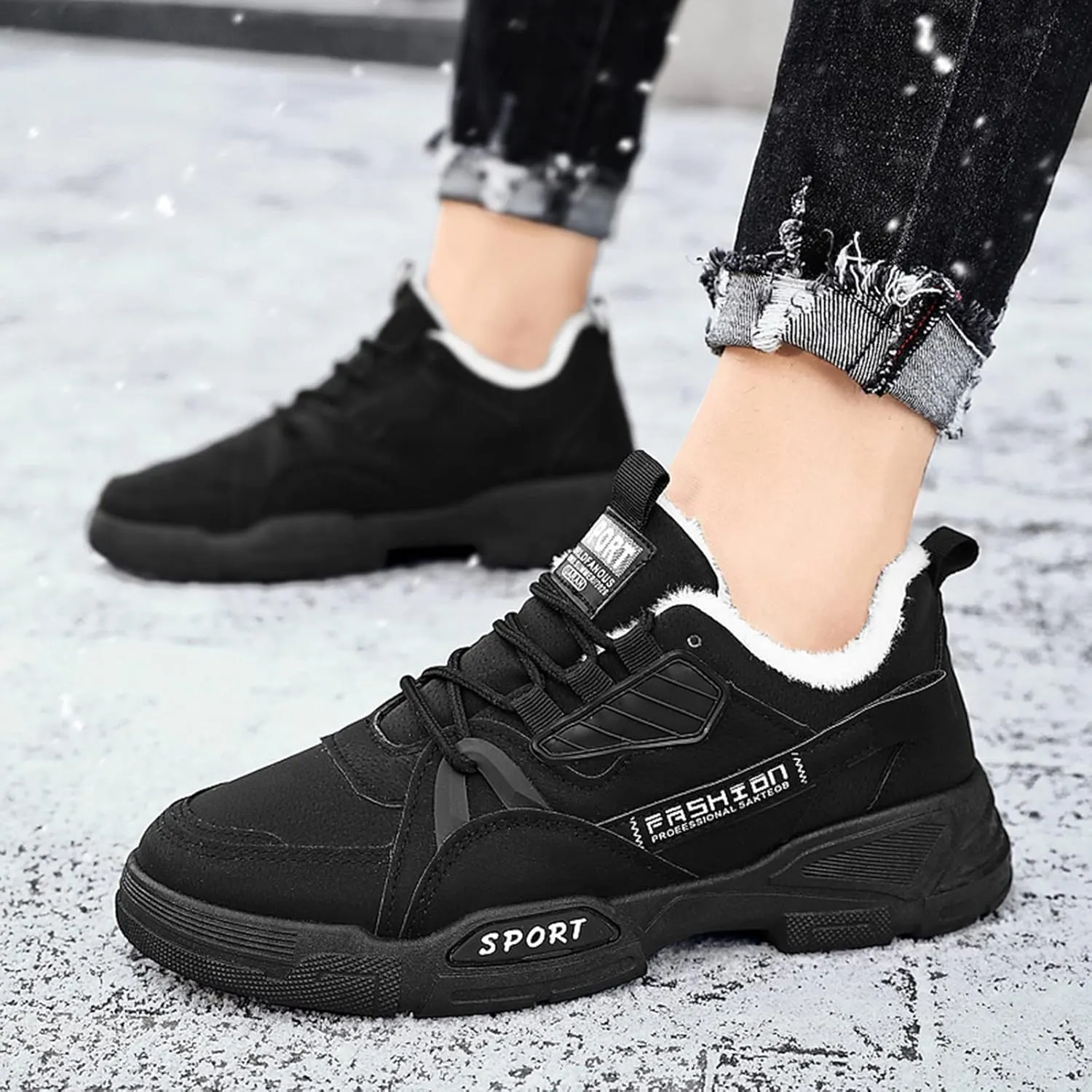 Womens Shoes Casual Platform Sneakers for Women Womens Loafers Indoor and Outdoor Soft Sole Fashion Christmas Shoes for Women Wide Comfortable & Lightweight