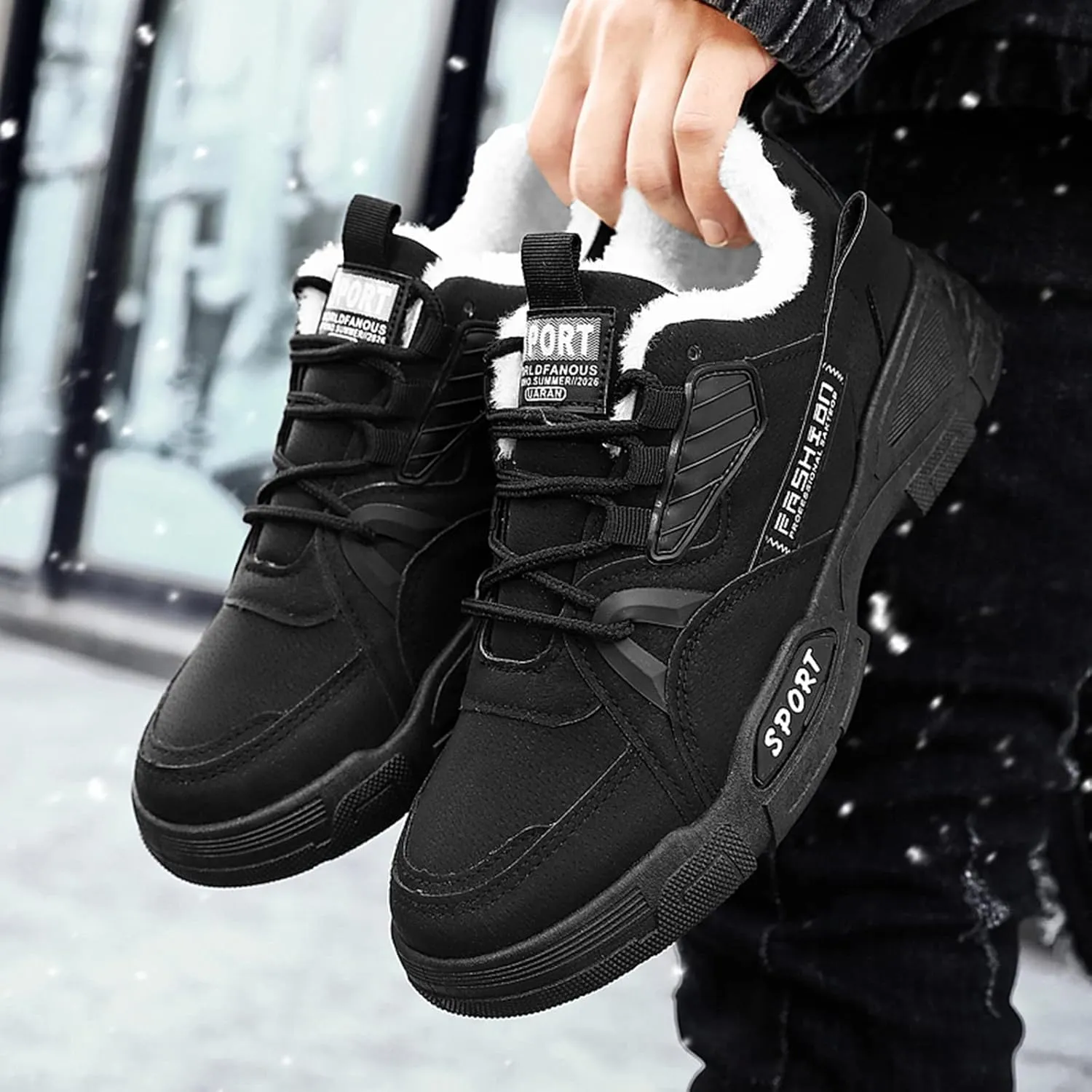 Womens Shoes Casual Platform Sneakers for Women Womens Loafers Indoor and Outdoor Soft Sole Fashion Christmas Shoes for Women Wide Comfortable & Lightweight