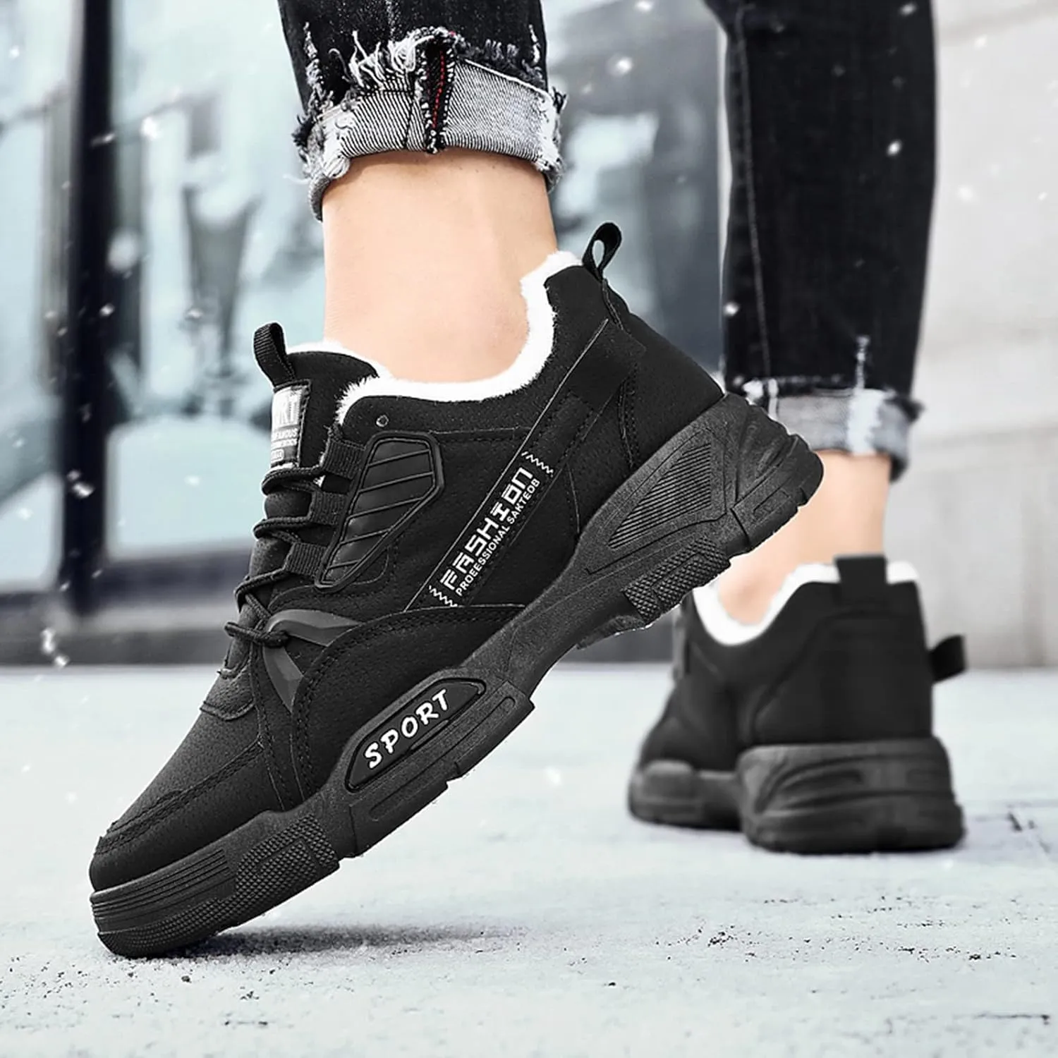 Womens Shoes Casual Platform Sneakers for Women Womens Loafers Indoor and Outdoor Soft Sole Fashion Christmas Shoes for Women Wide Comfortable & Lightweight