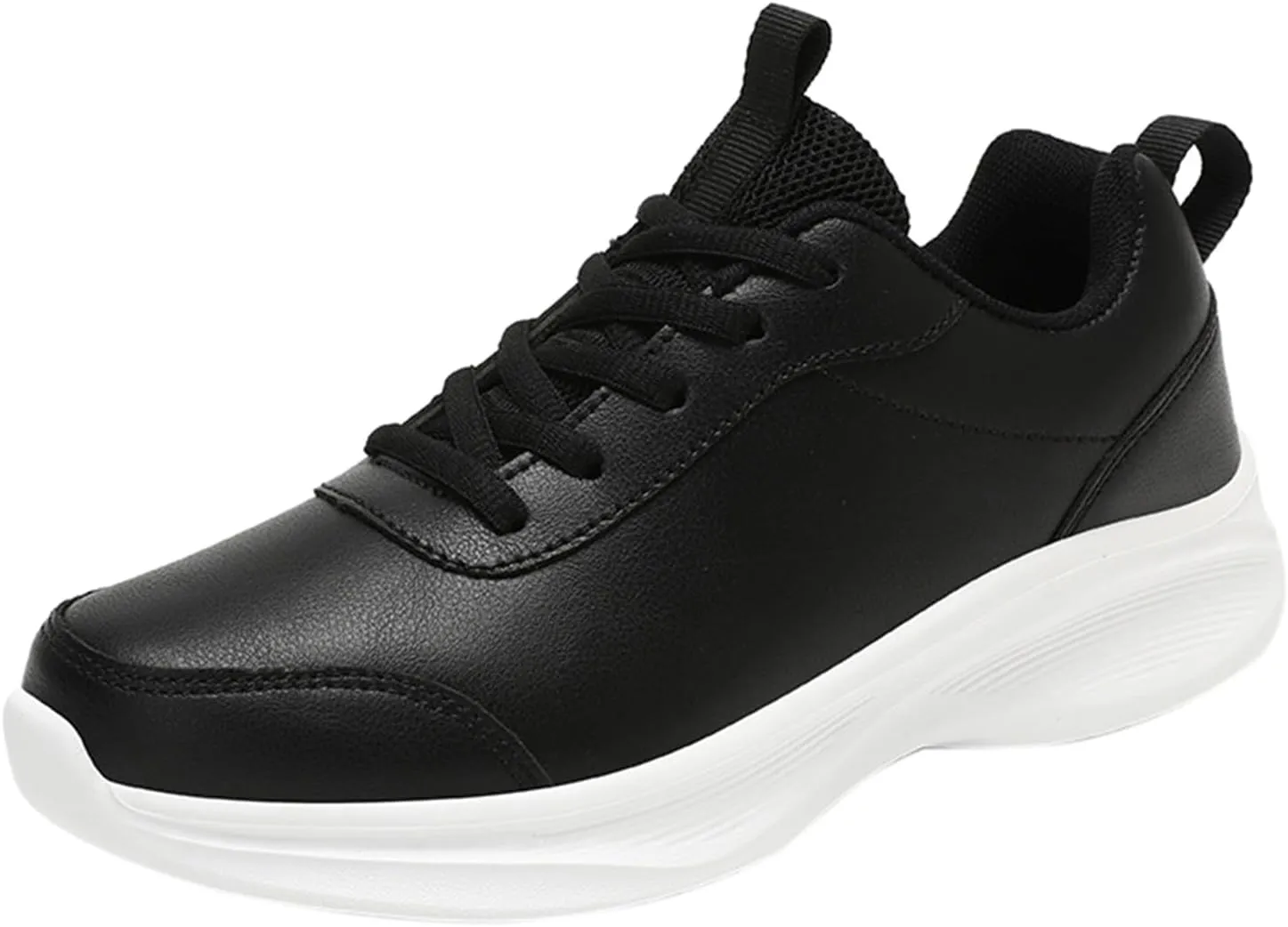 Womens Shoes Fall 2024Women's Sneakers in White in Wide Width Womens Loafers Fashion Round Toe Christmas Shoes for Women Wide Comfortable & Lightweight