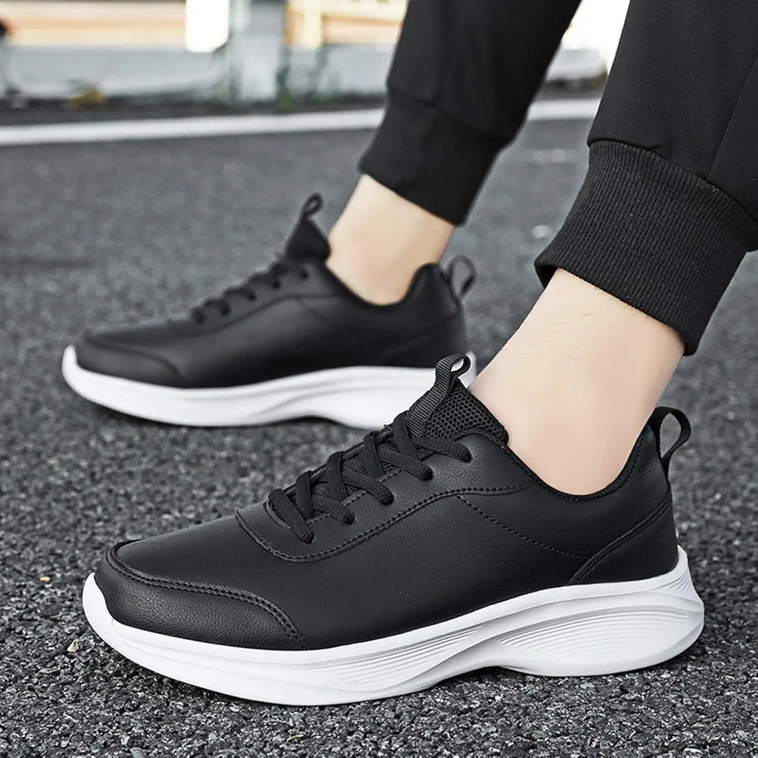 Womens Shoes Fall 2024Women's Sneakers in White in Wide Width Womens Loafers Fashion Round Toe Christmas Shoes for Women Wide Comfortable & Lightweight