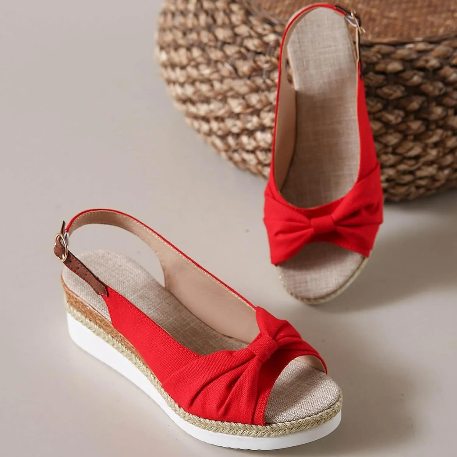 Womens Wedge Sandals Womens Comfort Lightweight Platform Sandals Women's Outdoor Camping Walking Vacation Slides Sandals