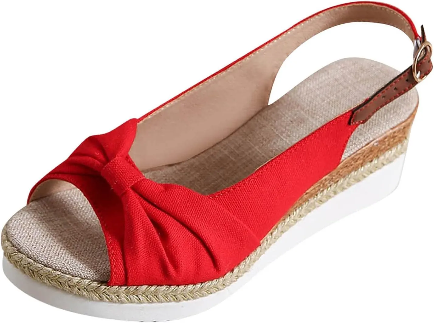 Womens Wedge Sandals Womens Comfort Lightweight Platform Sandals Women's Outdoor Camping Walking Vacation Slides Sandals