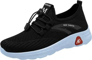 Womens White Tennis Shoes Platform Sneakers for Women Fashion Workout Shoes for Women Round Toe Slip On Casual Mens Loafers White Sneakers Men Wide